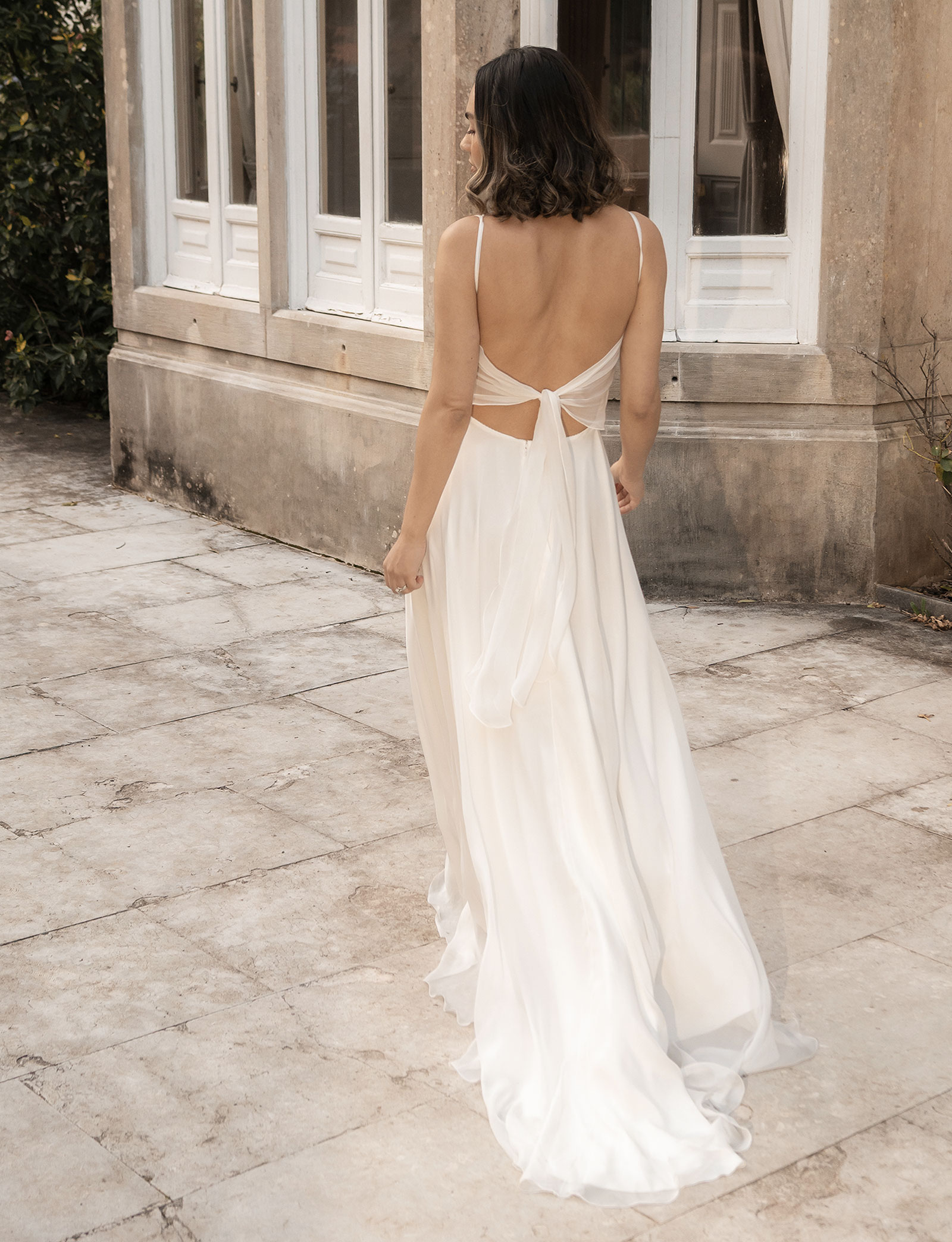 a line floaty dress Formal Dress: 7100. Long, Cowl Neck, A-line, Open Back | Alyce Paris